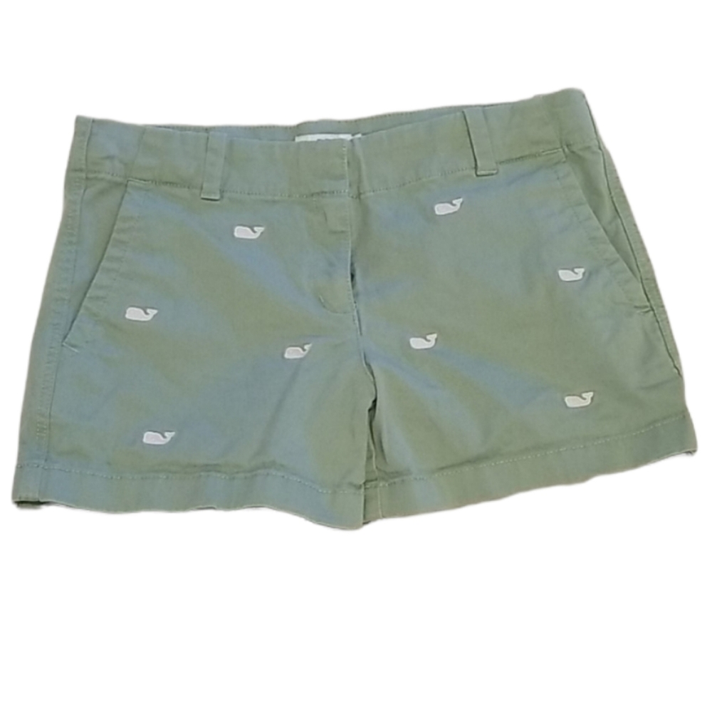VINYARD VINES Embroidered Whale Logo shorts size 14 girls